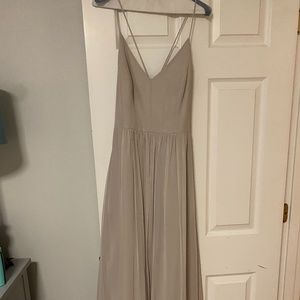 Dessy oyster silver style 3019LS